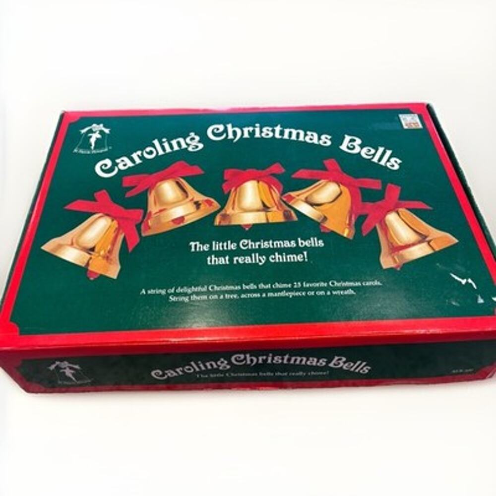 Vintage Ye Merrie Minstrel Caroling Christmas Bells Plays 25 Songs Tested